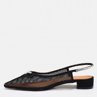 Siyah File Stiletto  Ayakkabı