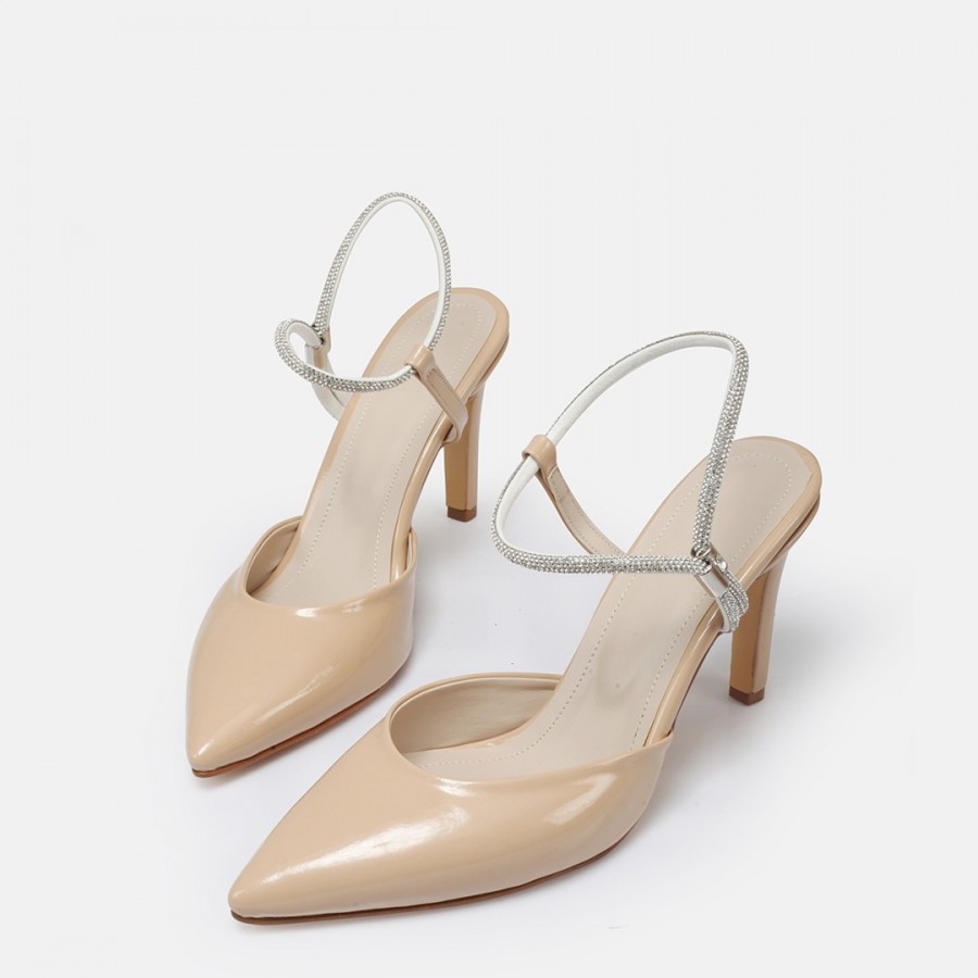 Ten Rugan Taşlı Bilekli Stiletto