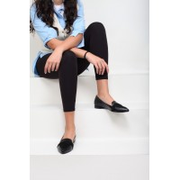 Babet Ayakkabı Siyah Sivri Burun