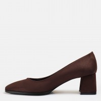 Stiletto Kahverengi Süet Topuklu Ayakkabı