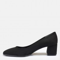 Stiletto Siyah Süet Topuklu Ayakkabı