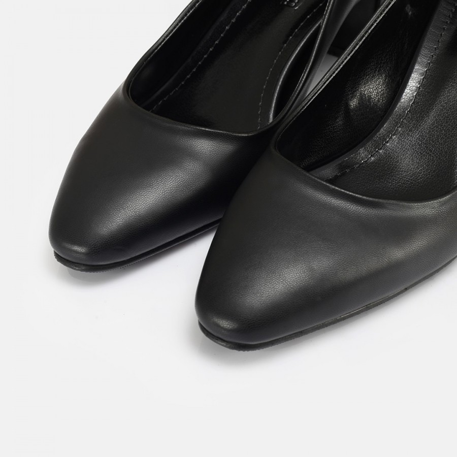 Stiletto Siyah Topuklu Ayakkabı