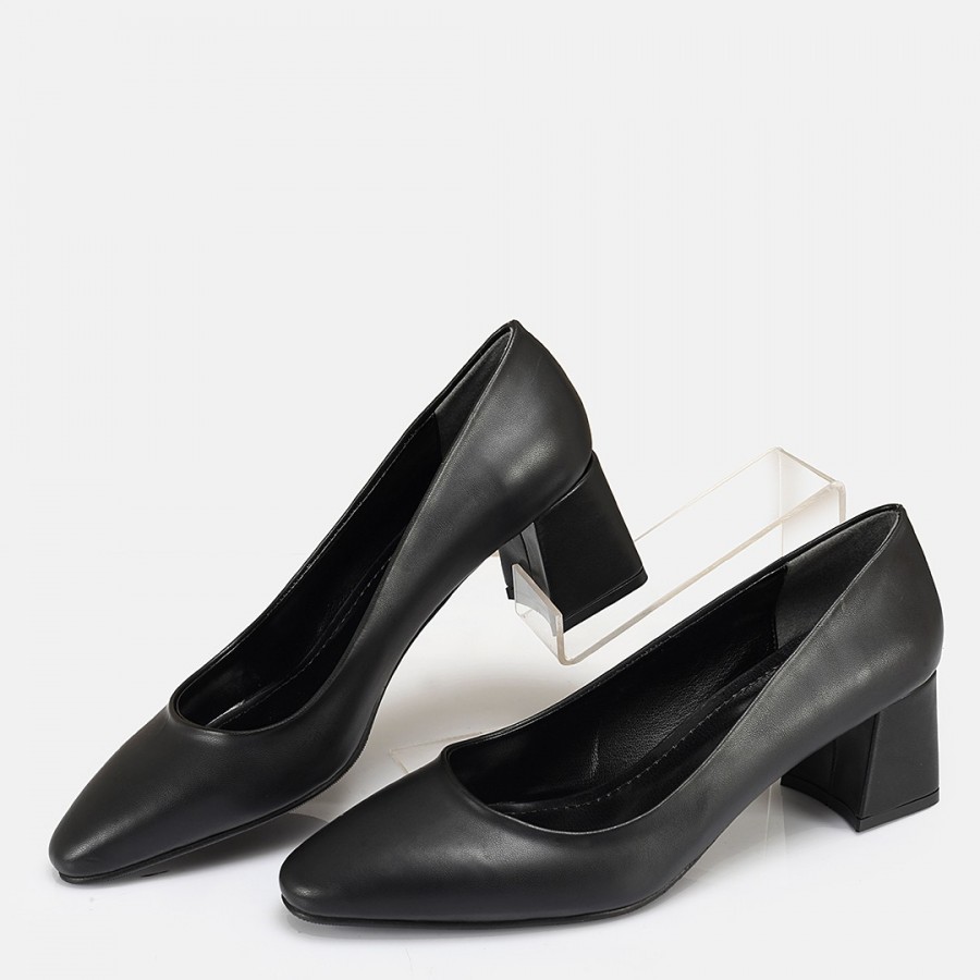 Stiletto Siyah Topuklu Ayakkabı