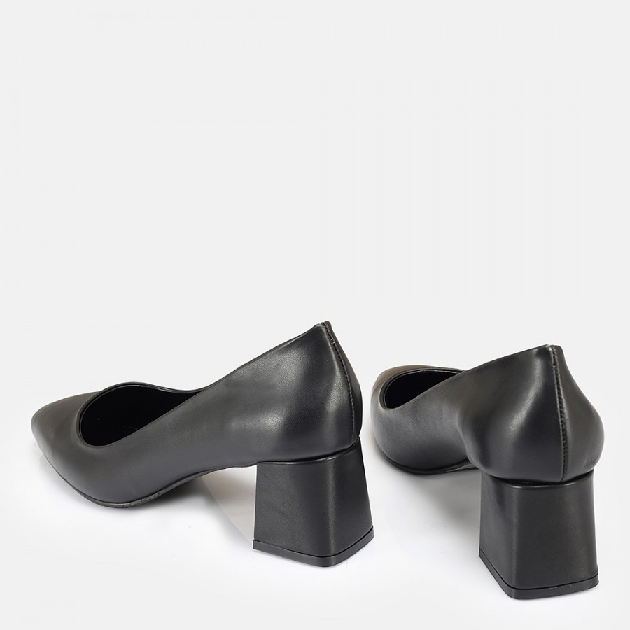 Stiletto Siyah Topuklu Ayakkabı