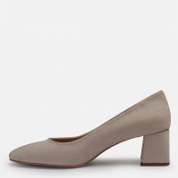 Stiletto Ten Süet Topuklu Ayakkabı