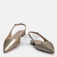 Babet Ayakkabı Altın Stiletto Model