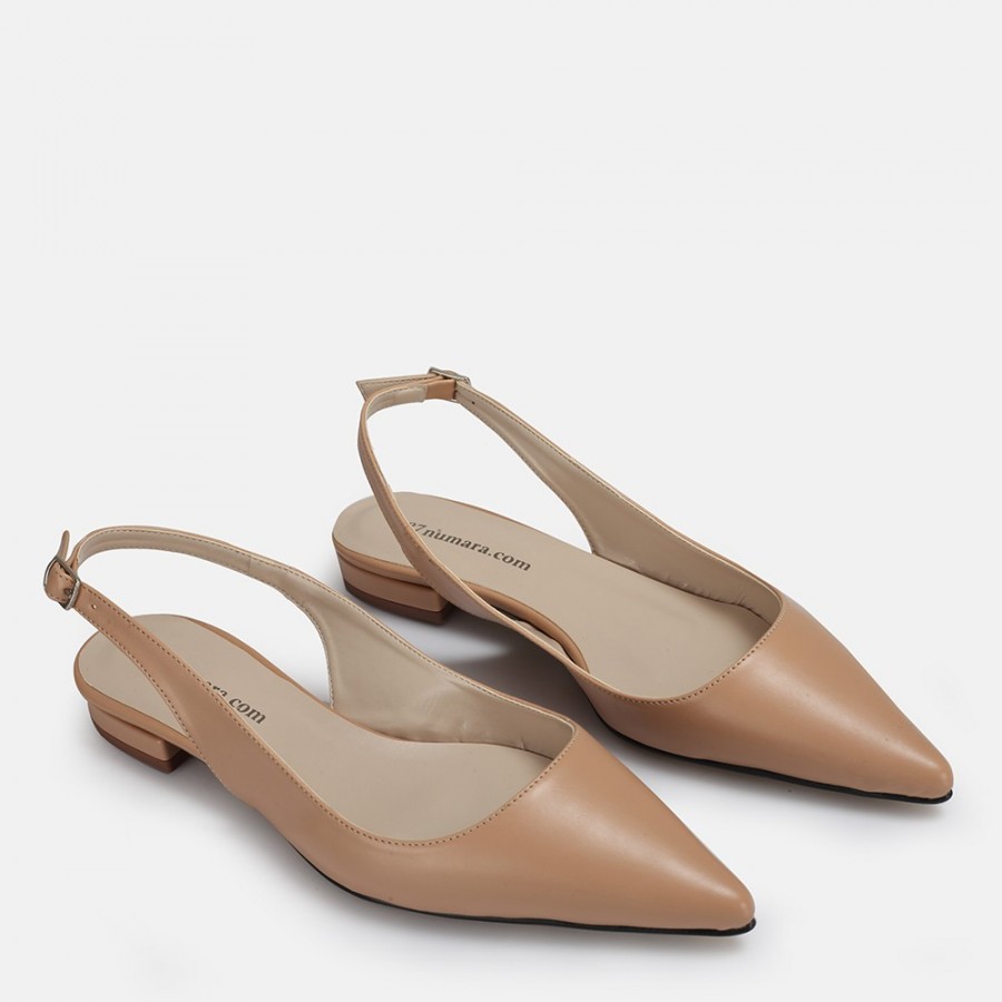 Babet Ayakkabı Nude Stiletto Model