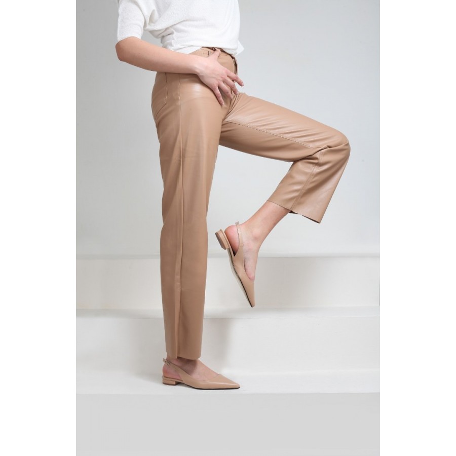 Babet Ayakkabı Nude Stiletto Model