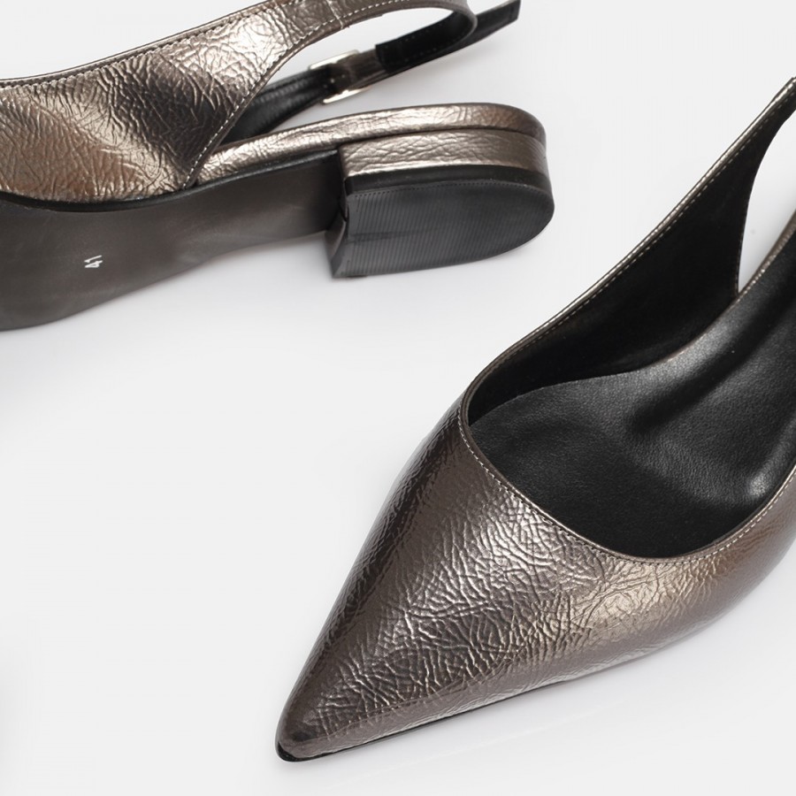Babet Ayakkabı Platin Stiletto Model
