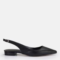 Babet Ayakkabı Siyah Stiletto Model