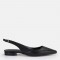 Babet Ayakkabı Siyah Stiletto Model