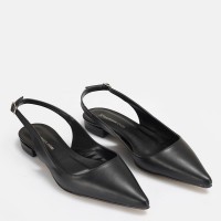 Babet Ayakkabı Siyah Stiletto Model