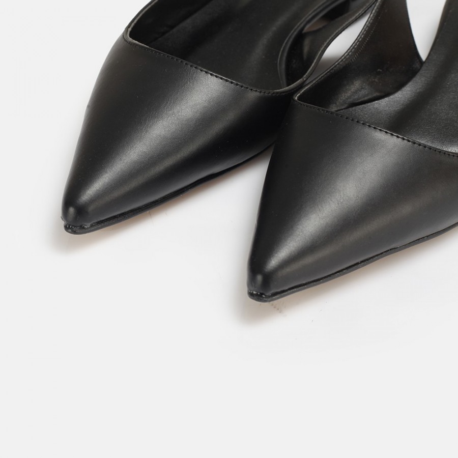 Babet Ayakkabı Siyah Stiletto Model