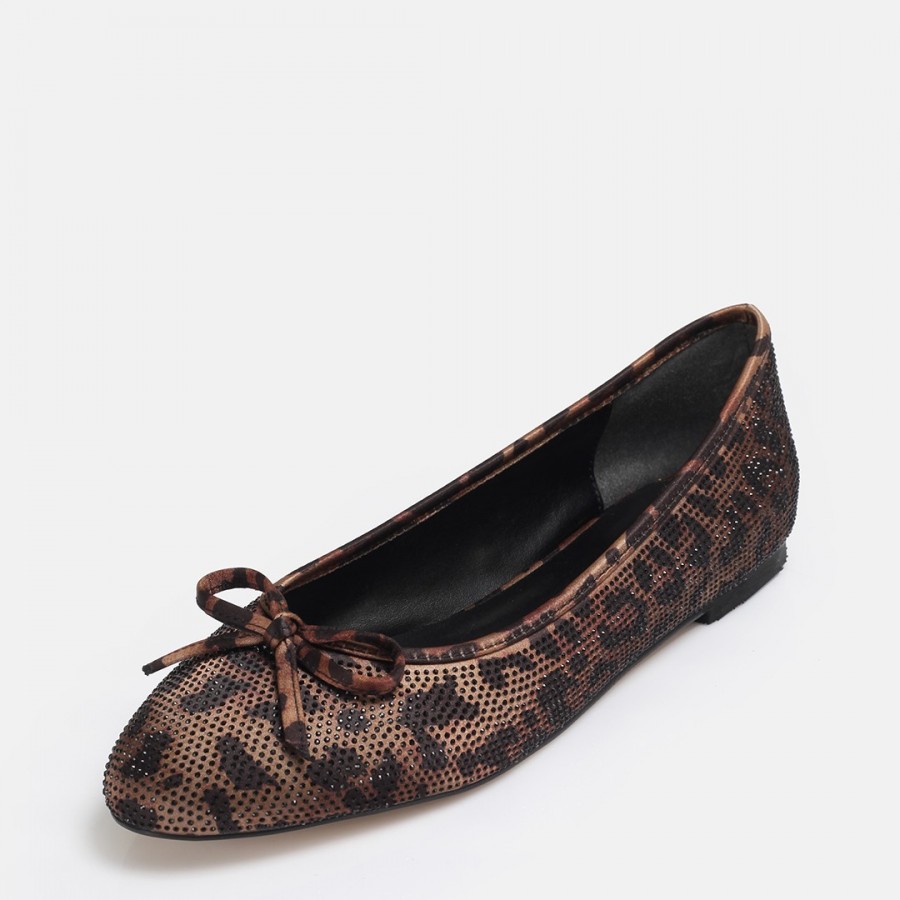Babet Ayakkabı Leopar Taşlı