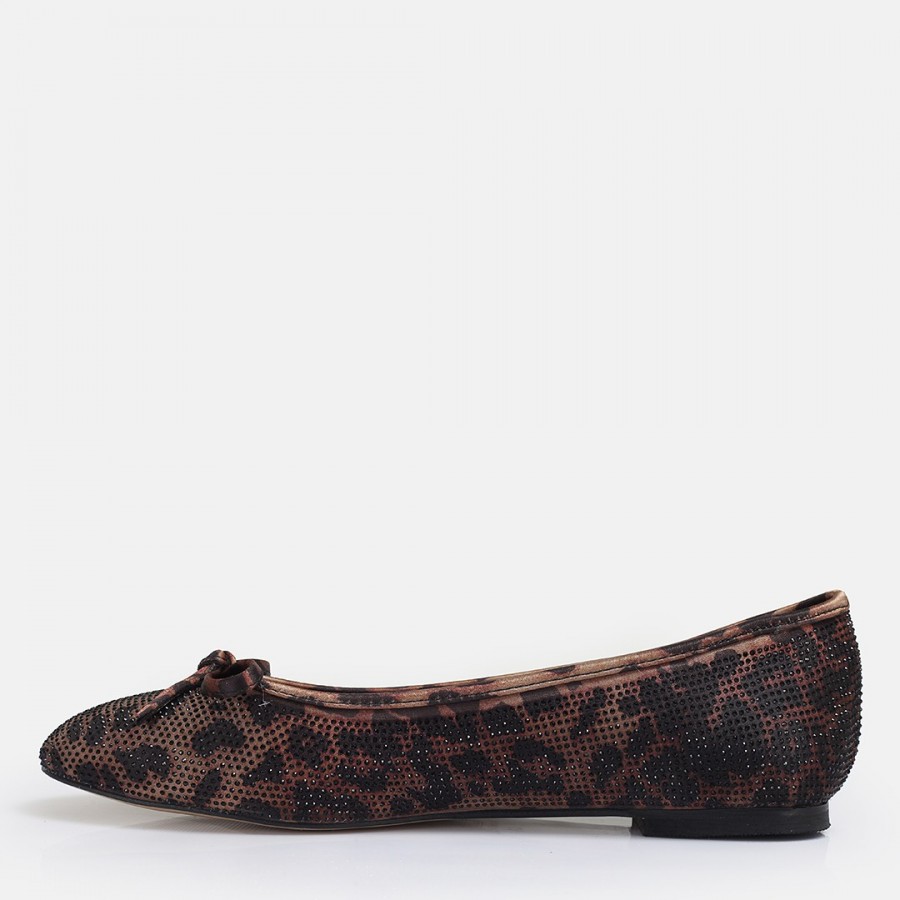 Babet Ayakkabı Leopar Taşlı