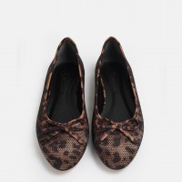 Babet Ayakkabı Leopar Taşlı