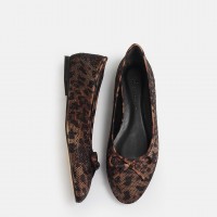 Babet Ayakkabı Leopar Taşlı