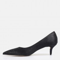 Stiletto Ayakkabı Siyah Taşlı