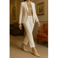 Stiletto Ayakkabı Ten Taşlı