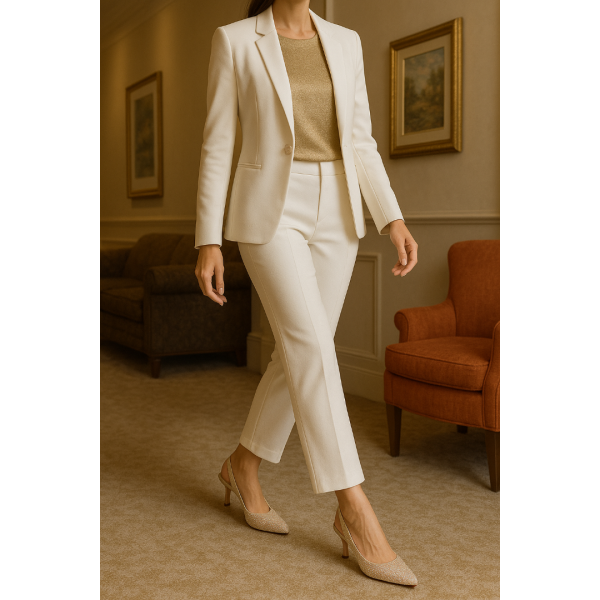 Stiletto Ayakkabı Ten Taşlı