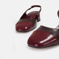 Bordo Topuklu Ayakkabı