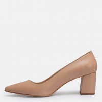 Nude Stiletto Kalın Topuklu