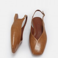 Babet Ayakkabı Camel Arkası Açık