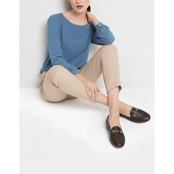 Loafer Ayakkabı Kahverengi Hakiki Deri