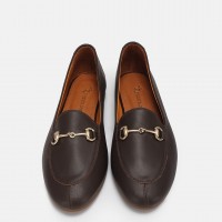 Loafer Ayakkabı Kahverengi Hakiki Deri