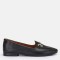 Loafer Ayakkabı Siyah Hakiki Deri