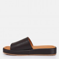 Terlik Kahverengi Hakiki Deri Comfort