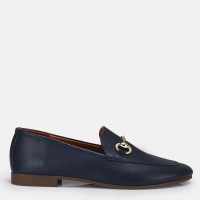 Loafer Ayakkabı Lacivert Hakiki Deri