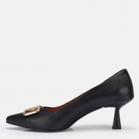 Stiletto Ayakkabı Siyah Tokalı