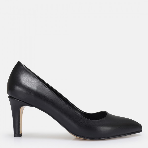 Stiletto Siyah Topuklu Ayakkabı