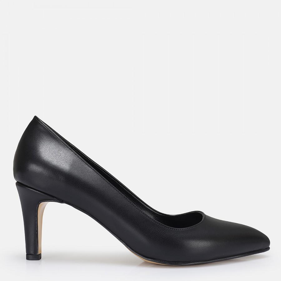 Stiletto Siyah Topuklu Ayakkabı