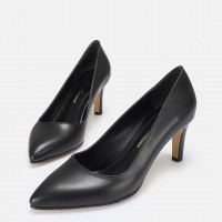 Stiletto Siyah Topuklu Ayakkabı