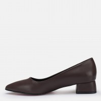 Stiletto Ayakkabı Kahverengi Az Topuklu
