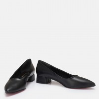 Stiletto Ayakkabı Siyah Az Topuklu