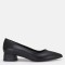 Stiletto Ayakkabı Siyah Az Topuklu