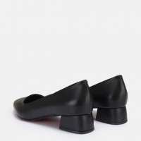 Stiletto Ayakkabı Siyah Az Topuklu