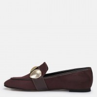 Loafer Ayakkabı Kahverengi Tokalı