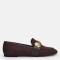 Loafer Ayakkabı Kahverengi Tokalı