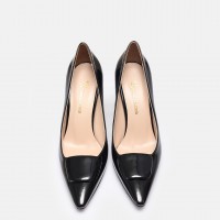 Stiletto Siyah Rugan Tokalı