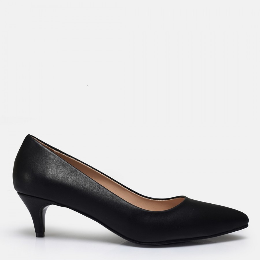 Stiletto Siyah  Az Topuklu