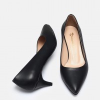 Stiletto Siyah  Az Topuklu