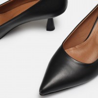 Stiletto Siyah Hakiki Deri Model
