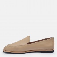 Düz Ayakkabı Loafer Nude Yumuşak Hakiki Deri